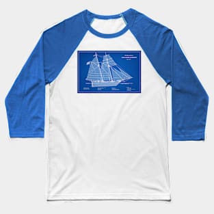 Alexander Hamilton United States Revenue Cutter - AD Baseball T-Shirt